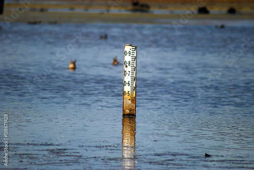 water depth indicator photo