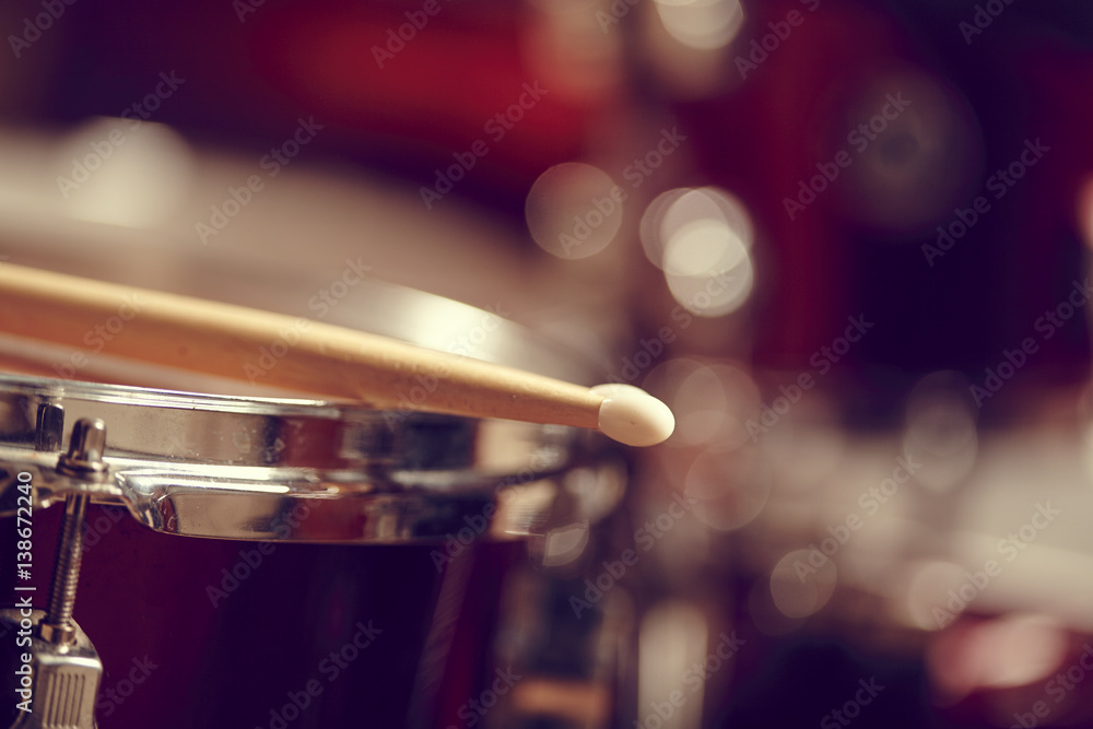 Naklejka premium Drums conceptual image