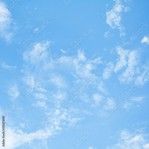 beautiful  blue sky and clouds in the weather day outdoor nature environment abstract background