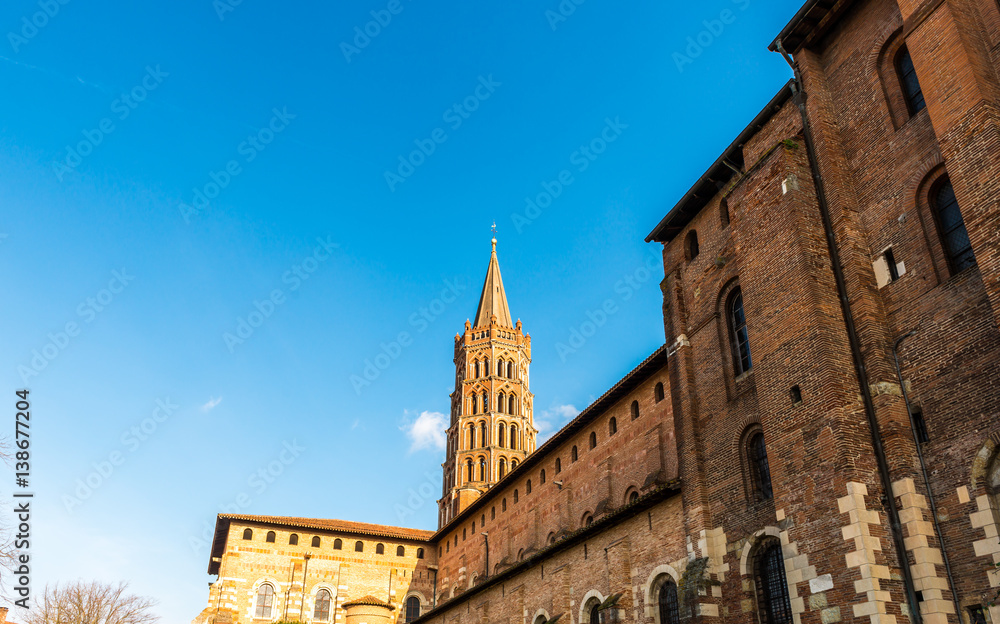 Basilique Saint-Sernin à Toulouse, Occitanie, France