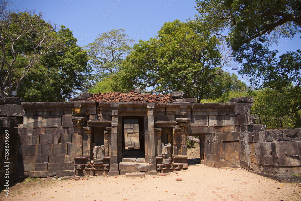 Shiva Dewalaya, Polonnaruwa or Pulattipura ancient city of the Kingdom of Polonnaruwa in Sri Lanka