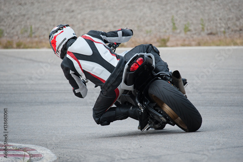 rider on a speed bike 