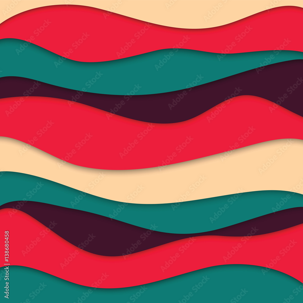 Naklejka premium Material design background