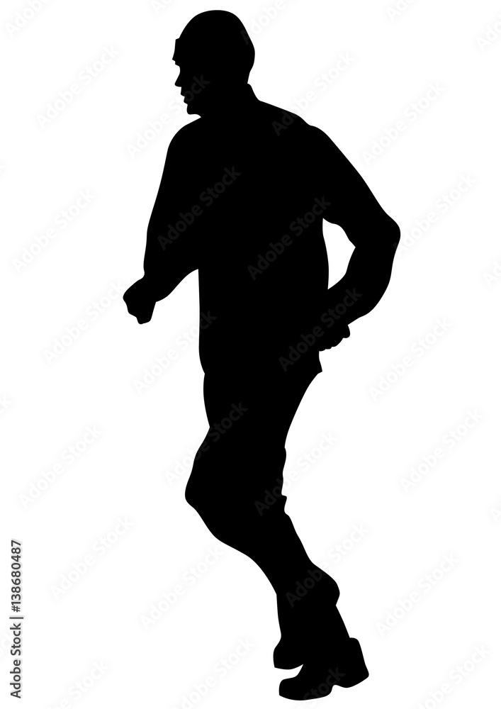 Woman athletes on running race on white background Woman athletes on running race on white background
