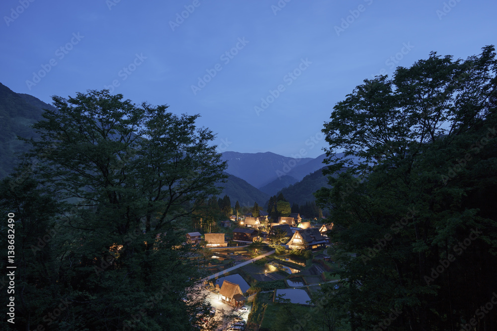 五箇山 春のライトアップ Gokayama 五箇山 春のライトアップ Gokayama