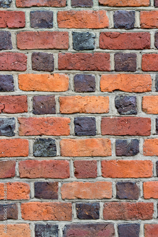 Obraz premium Background of old brick wall pattern texture.