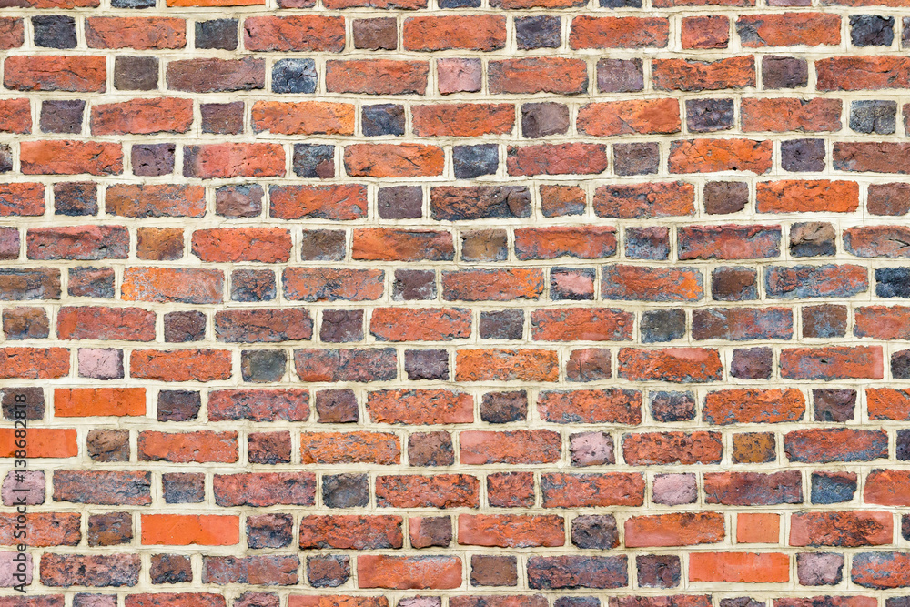 Obraz premium Background of old brick wall pattern texture.