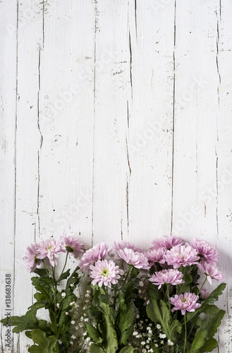 Fototapeta Naklejka Na Ścianę i Meble -  Floral background  and daisies