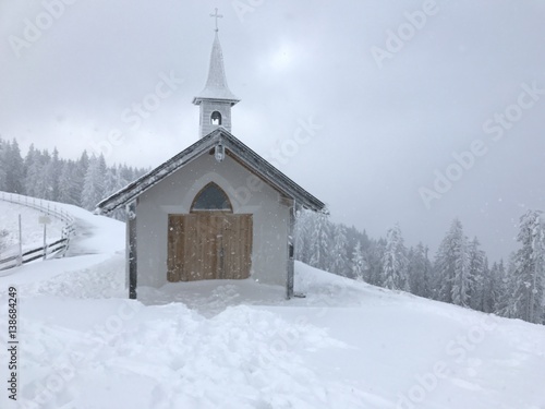 Winter Kapelle Berg