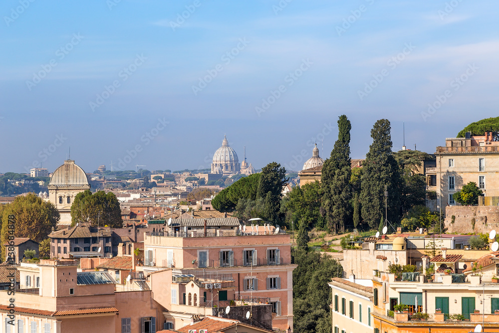 Rome, Italy. View from Palatine Hill