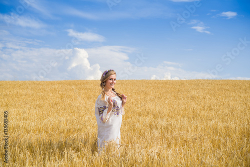 blonde on the field with wheat © mrsmitt22