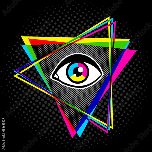 pyramid and eye