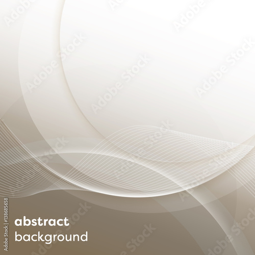 Vector business background with abstract circles.