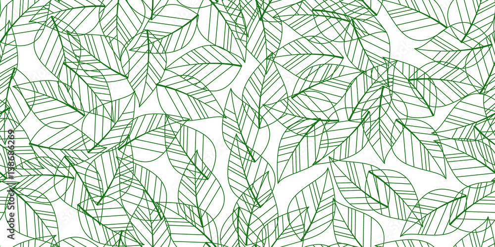 green seamless leaves green seamless leaves