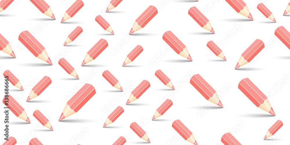 pencil seamless isolated Stock Vector | Adobe Stock
