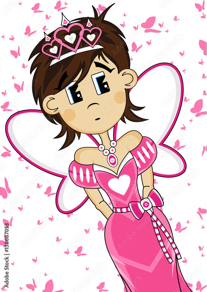 Cute Cartoon Royal Fairytale Princess Cute Cartoon Royal Fairytale Princess