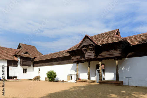 Beautiful Padmanabhapuram Palace in Kanyakumari, Tamil nadu, 