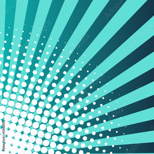 Abstract creative concept vector comic pop art style blank, layout template with clouds beams and isolated dots pattern on background. For sale banner, empty bubble, illustration halftone book design