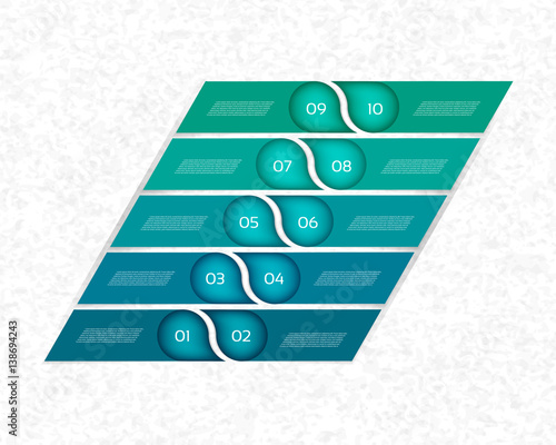 Modern  infographics options banner. Vector illustration. can be used for workflow layout, diagram, number options, web design.