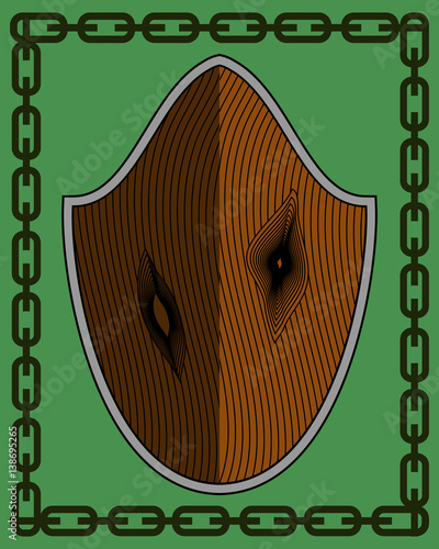 guard with a picture of tree, 5 elements of nature