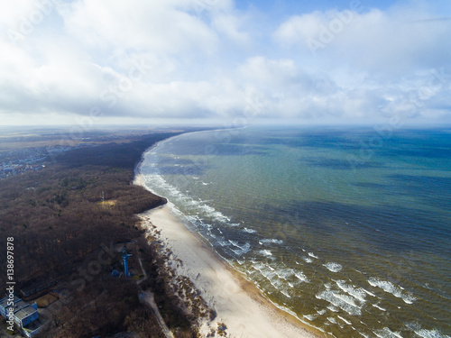 The Baltic seashore in winter