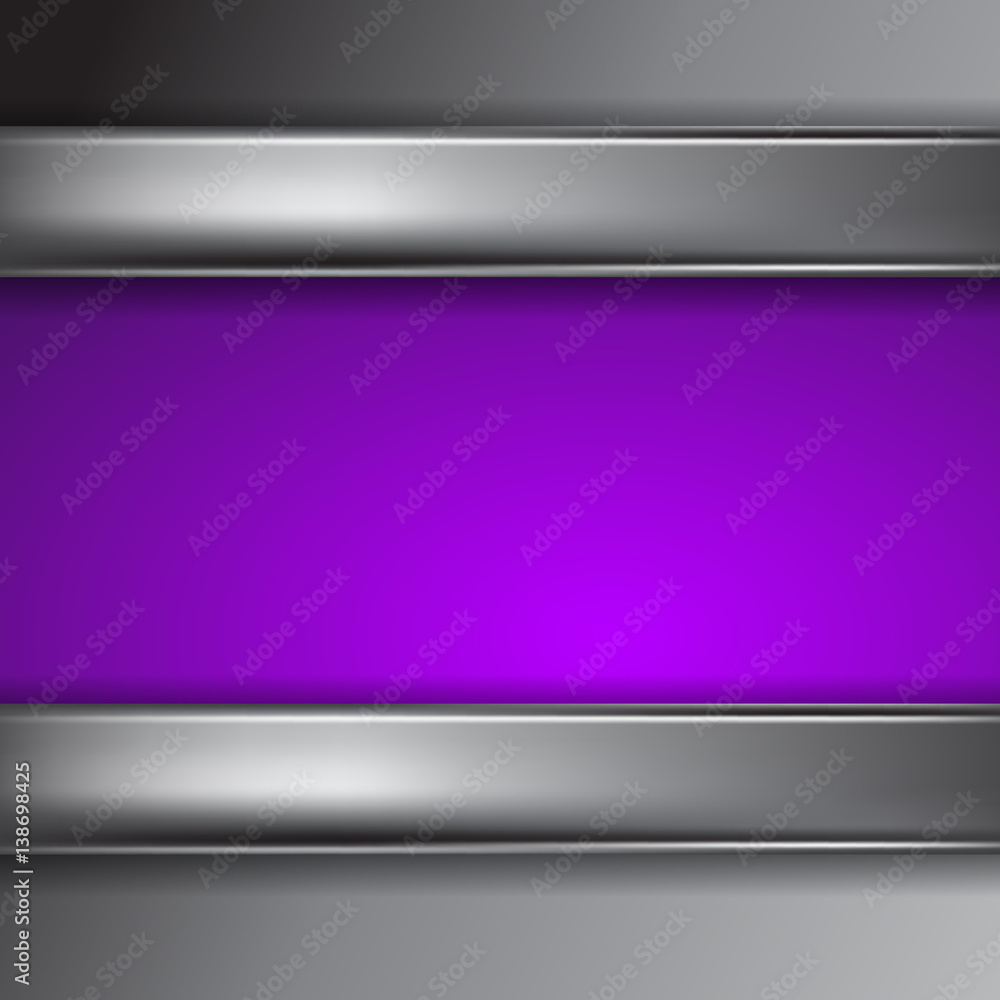 Metal purple background with place for text Metal purple background with place for text