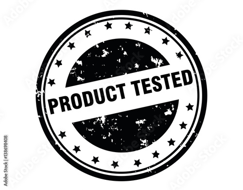 Product tested stamp sign seal logo