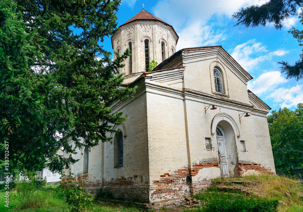 Old Albanian church in Qakh. Azerbaijan