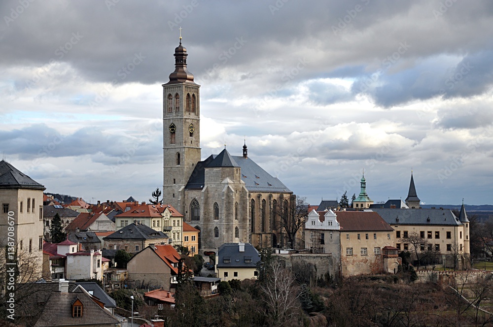 city and cathedral, Kutna Hora, Czech republic, Europe