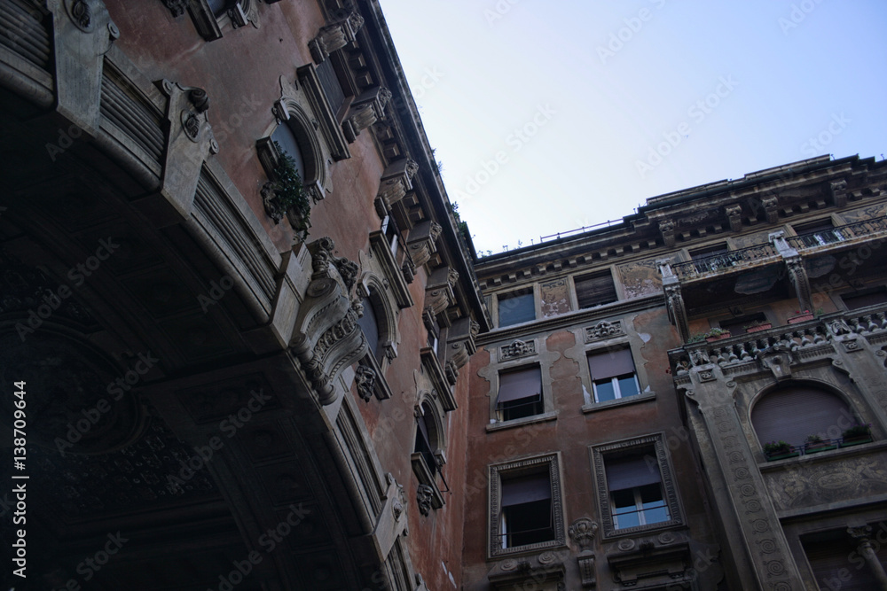 old building in rome, parioli