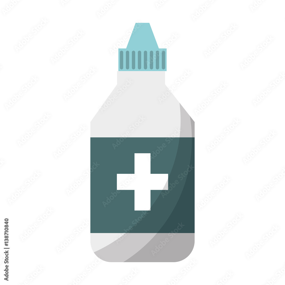 Fototapeta premium medicine bottle isolated icon vector illustration design