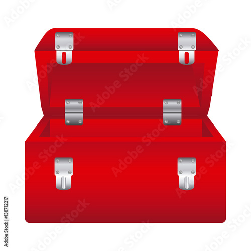red box tools open icon, vector illustraction design