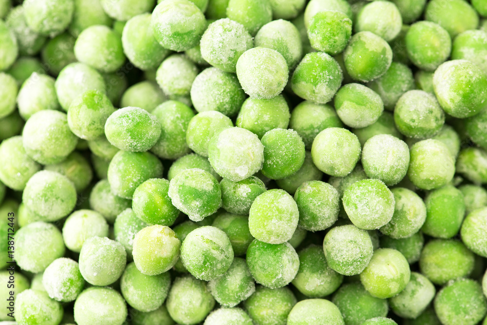 Vegetable food background, healthy vegetarian natural meal. Fresh frozen peas Vegetable food background, healthy vegetarian natural meal. Fresh frozen peas