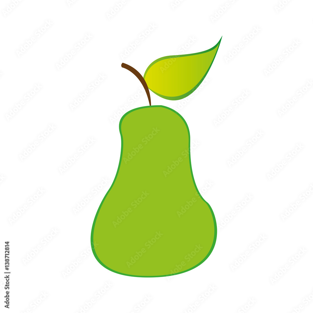 pear fruit icon stock, vector illustration design pear fruit icon stock, vector illustration design