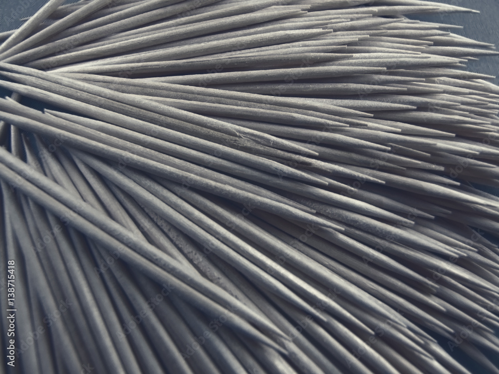 Obraz premium Grey toothpicks background