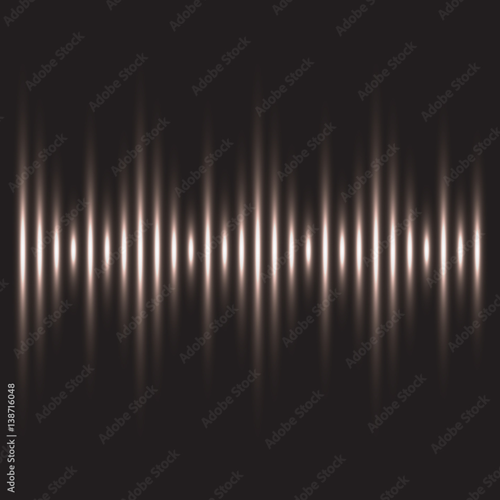 abstract gray equalizer. grey stripes. dark background. vector illustration