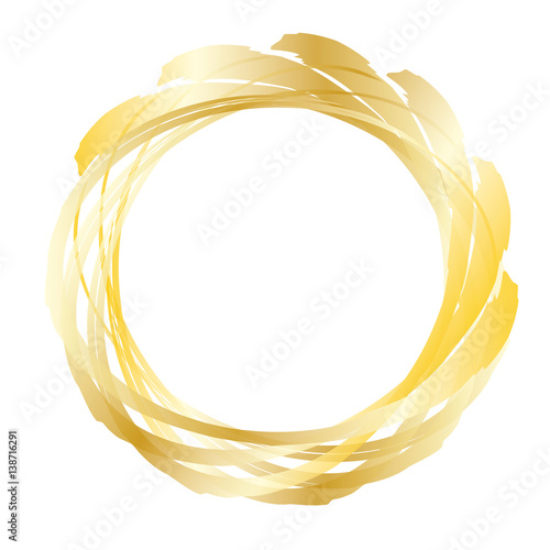 Ehrenkranz in Gold, Umrandung - Logo, Störer, Button 