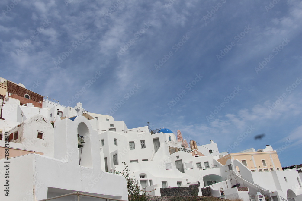 Fototapeta premium Santorini, the beauty of the island, Oia, Cat Island, White Island, sea, fabulous island, the most beautiful village of Oia