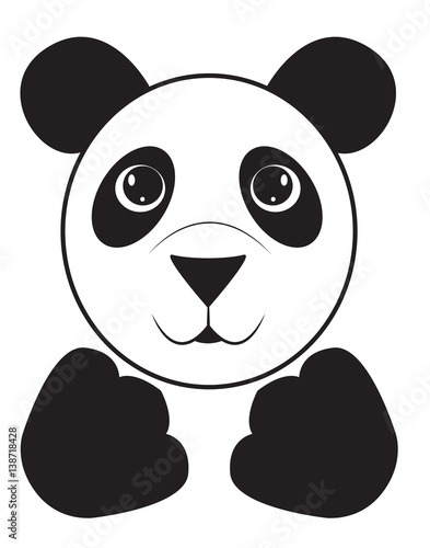 Fototapeta Naklejka Na Ścianę i Meble -  cartoon panda