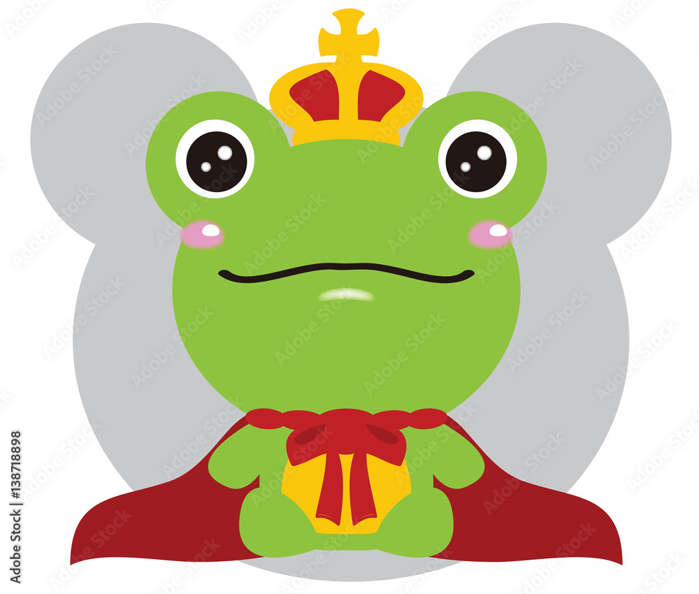 Fototapeta premium The stuffed toy of the Frog