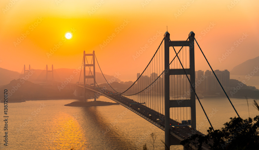 Obraz premium Tsing Ma Bridge