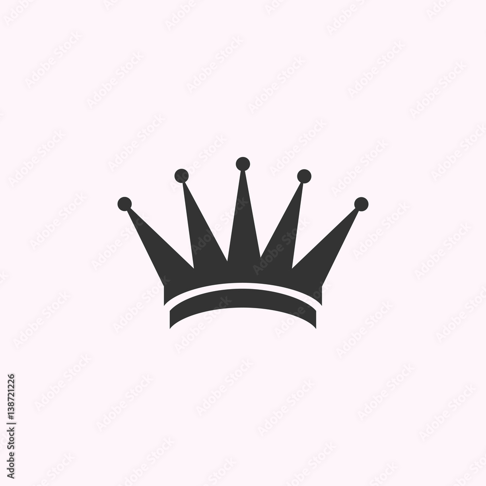 Vector Illustration of a Crown Icon Vector Illustration of a Crown Icon
