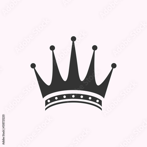 Vector Illustration of a Crown Icon