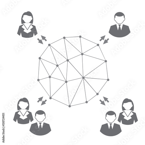 Terraform tool concept. Abstract triangle grid on science backgr