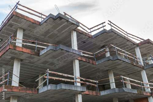 Wallpaper Mural view of the building under construction residential house Torontodigital.ca