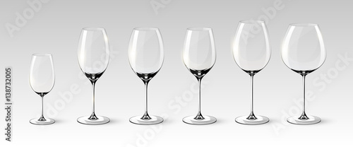 Empty Wine Glasses Collection