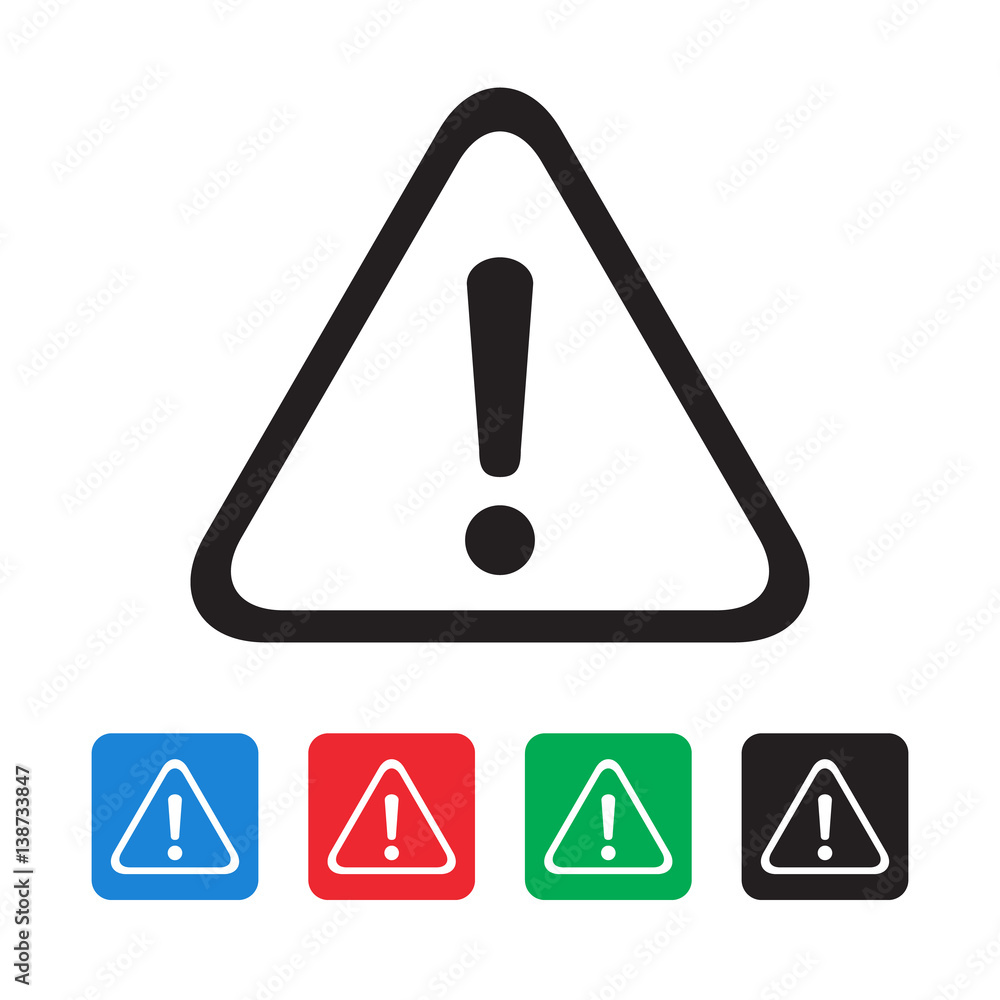 exclamation danger sign exclamation danger sign