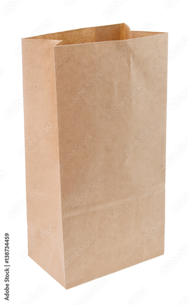 Brown paper bags to protect the environment Brown paper bags to protect the environment