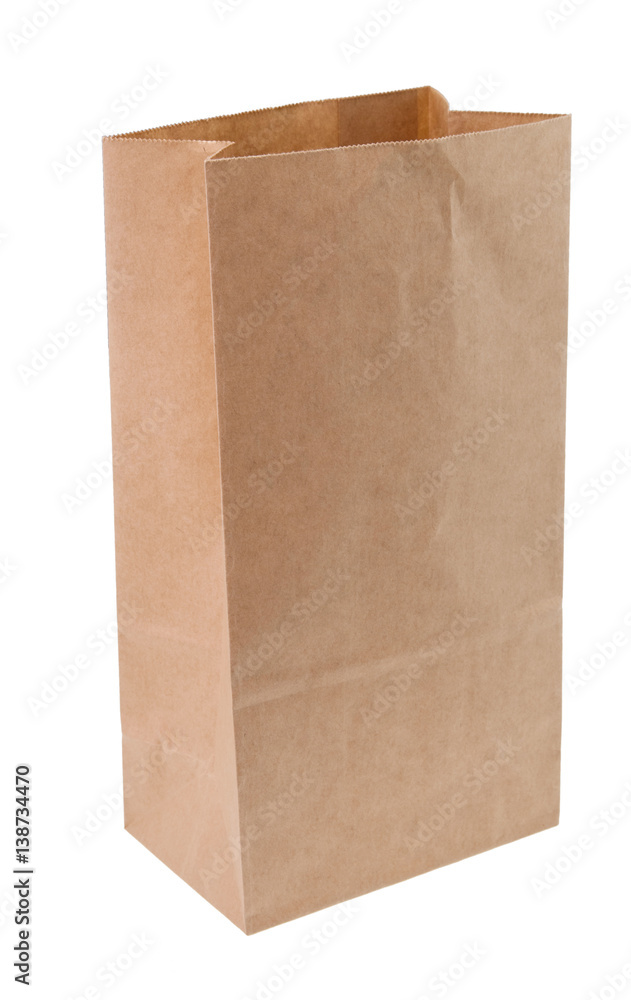 Brown paper bags to protect the environment Brown paper bags to protect the environment