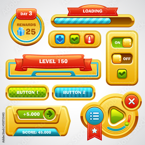 Game user interface elements
